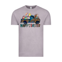 Vintage Zinc Happy Easter truck Vintage Tee - CowhideDigitalArt