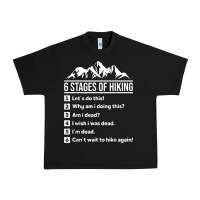 Hiking 6 Stages Of Hiking Funny Hiking Nature Adventure Urban Heavy Tee | Teevron