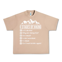 Burro hiking 6 stages of hiking funny hiking nature adventure Urban Heavy Tee - baoMotion