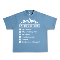 Pebble Blue hiking 6 stages of hiking funny hiking nature adventure Urban Heavy Tee - baoMotion