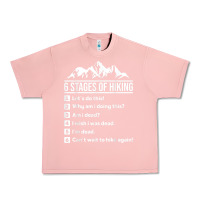 Salmon hiking 6 stages of hiking funny hiking nature adventure Urban Heavy Tee - baoMotion