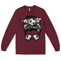 Burgundy soccer mom Long Sleeve Tee - RacoonDesign