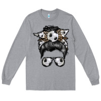 Heather Grey soccer mom Long Sleeve Tee - RacoonDesign