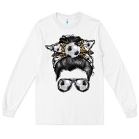 White soccer mom Long Sleeve Tee - RacoonDesign
