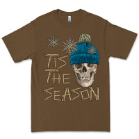 Cacao skull tis the season winter Premium Tee - FaDigitalArtStudio