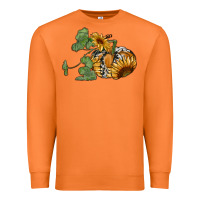 Carrot sunflower pumpkin Premium Sweatshirt - RanaPortraitStore