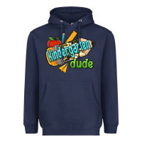 Navy kindergarten grade dude Heavyweight Hoodie - RanaPortraitStore