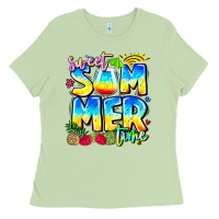 Matcha summer time Ladies Tee - CowhideDigitalArt