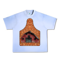 Grape Ice Barn Earning Urban Heavy Tee - CowhideDigitalArt