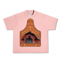 Salmon Barn Earning Urban Heavy Tee - CowhideDigitalArt