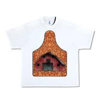 White Barn Earning Urban Heavy Tee - CowhideDigitalArt