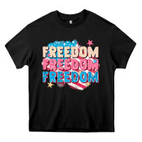 Black Freedom freedom freedom Heavy Core Tee - FaDigitalArtStudio