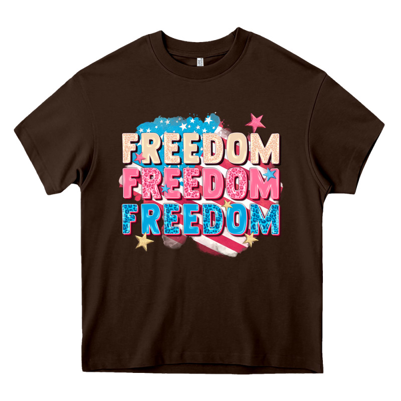 Freedom Freedom Freedom Heavy Core Tee by FaDigitalArtStudio | Teevron