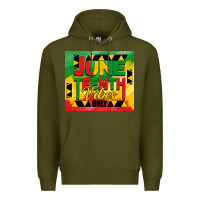 Army Green juneteenth vibes only tumbler Premium Hoodie - BarkalooDesign