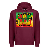 Burgundy juneteenth vibes only tumbler Premium Hoodie - BarkalooDesign