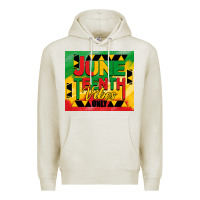 Oatmeal Heather juneteenth vibes only tumbler Premium Hoodie - BarkalooDesign
