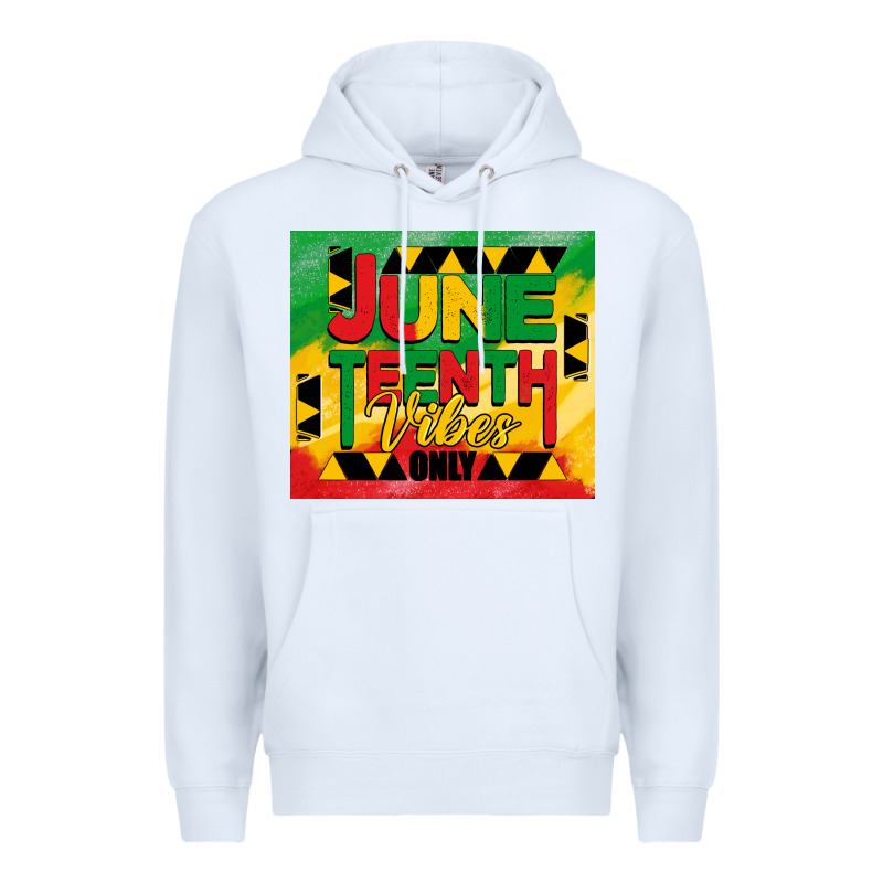 Juneteenth Vibes Only Tumbler Premium Hoodie by BarkalooDesign | Teevron