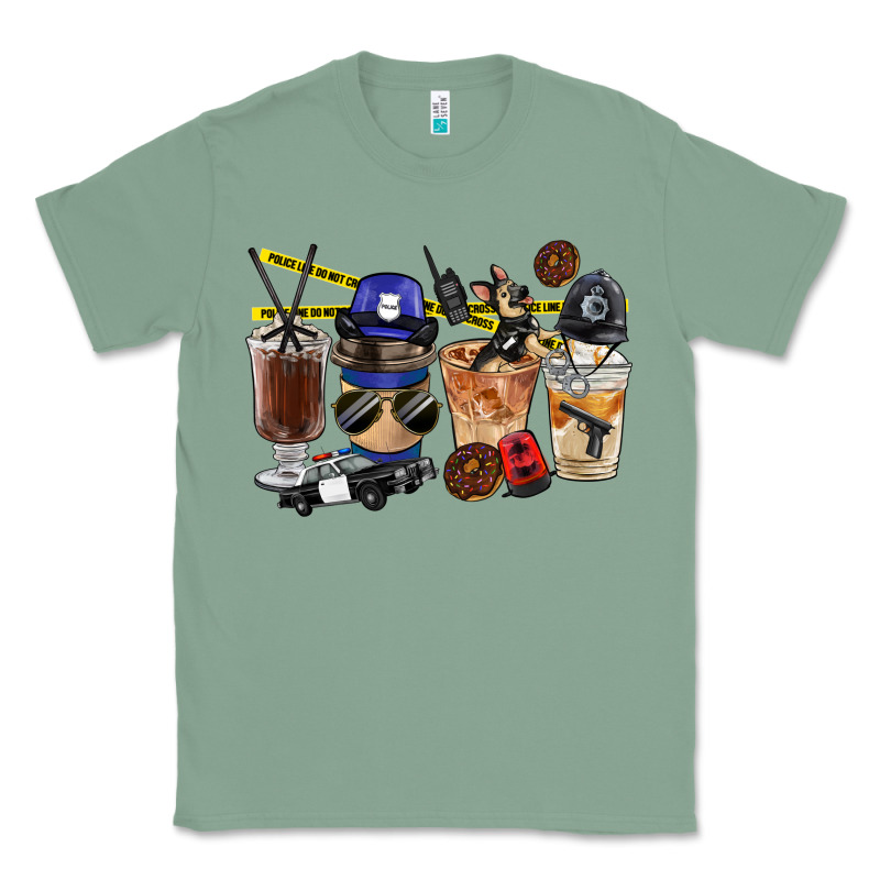Police Coffee Cups Classic Tee by FaDigitalArtStudio | Teevron