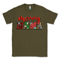 Army Green Christmas merry mama Classic Tee - BarkalooDesign
