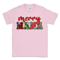 Bubblegum Pink Christmas merry mama Classic Tee - BarkalooDesign