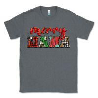 Charcoal Heather Christmas merry mama Classic Tee - BarkalooDesign
