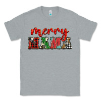 Heather Grey Christmas merry mama Classic Tee - BarkalooDesign