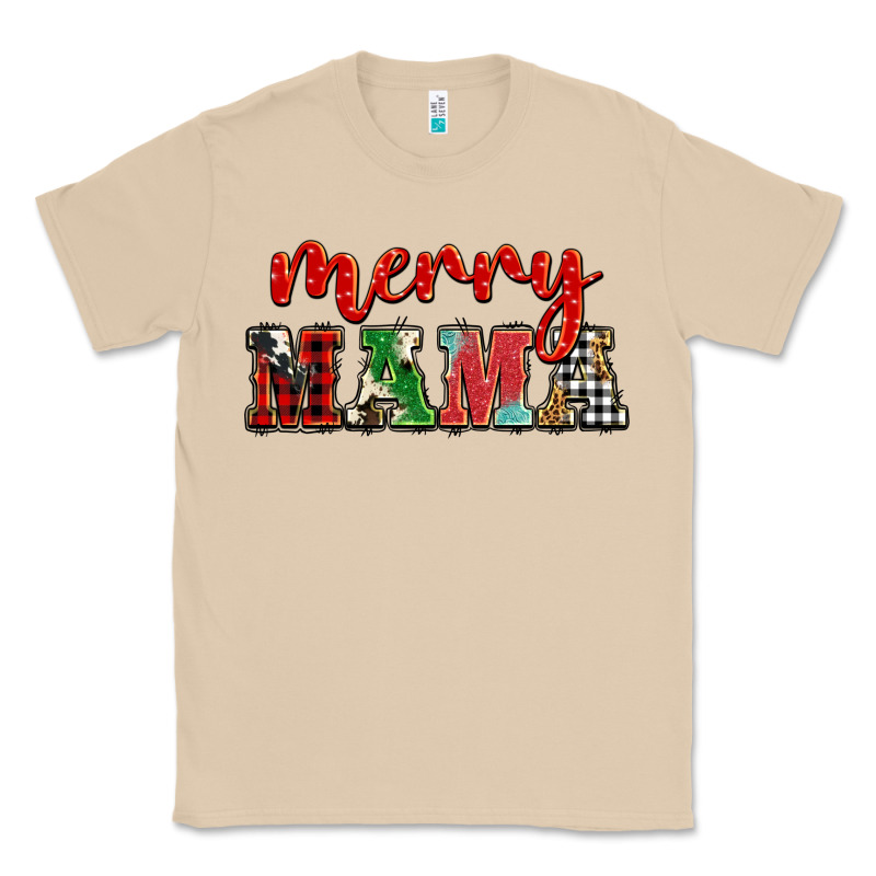 Christmas Merry Mama Classic Tee by BarkalooDesign | Teevron