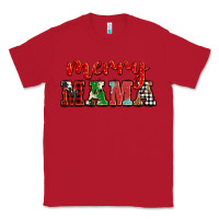 Red Christmas merry mama Classic Tee - BarkalooDesign
