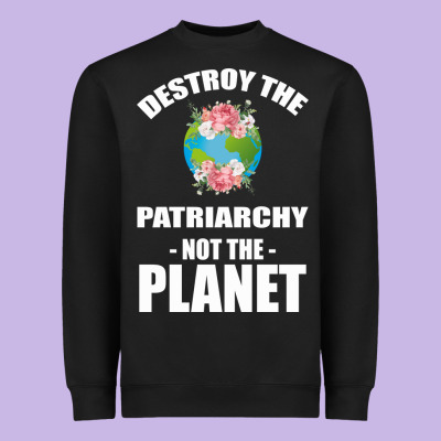 Destroy The Patriarchy Not The Planet Heavyweight Sweatshirt Designed By Bettercallsaul