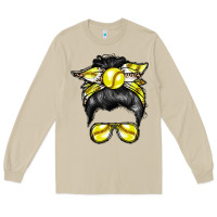 Mushroom softball mom Long Sleeve Tee - RacoonDesign