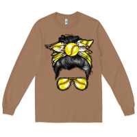Toasted Coconut softball mom Long Sleeve Tee - RacoonDesign