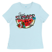 Baby Blue sweet summer time Ladies Tee - CowhideDigitalArt