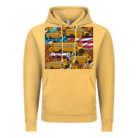 Vintage Mustard school bus American flag sunflower cowhide leopard Vintage Hoodie - Artiststas