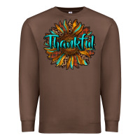 Chestnut thankful sunflower Premium Sweatshirt - RanaPortraitStore