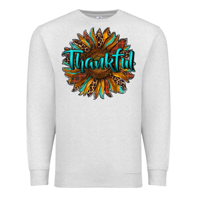 Thankful Sunflower Premium Sweatshirt by RanaPortraitStore | Teevron