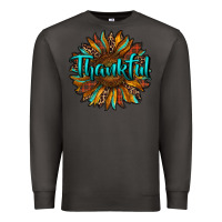 Smoke thankful sunflower Premium Sweatshirt - RanaPortraitStore