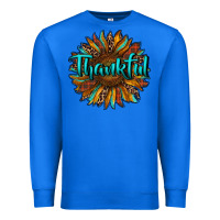 True Royal thankful sunflower Premium Sweatshirt - RanaPortraitStore