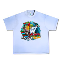 Grape Ice beach please Urban Heavy Tee - CowhideDigitalArt