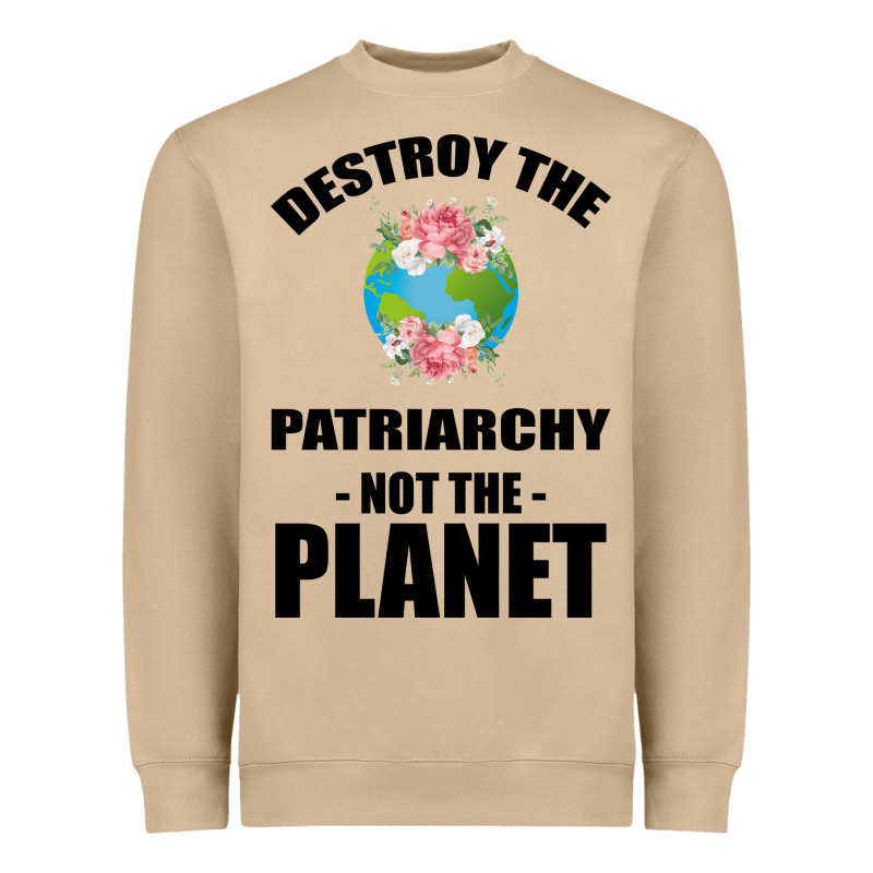 Destroy The Patriarchy Not The Planet Heavyweight Sweatshirt by Bettercallsaul | Teevron