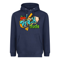 Navy pre k dude Heavyweight Hoodie - RanaPortraitStore