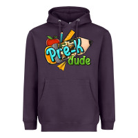 Plum pre k dude Heavyweight Hoodie - RanaPortraitStore