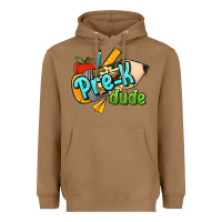 Toasted Coconut pre k dude Heavyweight Hoodie - RanaPortraitStore
