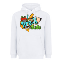 White pre k dude Heavyweight Hoodie - RanaPortraitStore