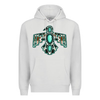 Dove Grey Western Thunderbird Premium Hoodie - Jasminsmagicworld