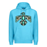 Ocean Blue Western Thunderbird Premium Hoodie - Jasminsmagicworld