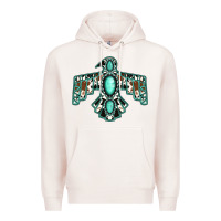 Pale Pink Western Thunderbird Premium Hoodie - Jasminsmagicworld
