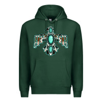 Sports Green Western Thunderbird Premium Hoodie - Jasminsmagicworld