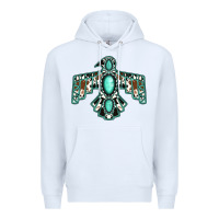 White Western Thunderbird Premium Hoodie - Jasminsmagicworld