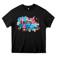 Black American truck gnomes Heavy Core Tee - FaDigitalArtStudio