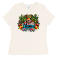 Bone Summer Ladies Tee - CowhideDigitalArt